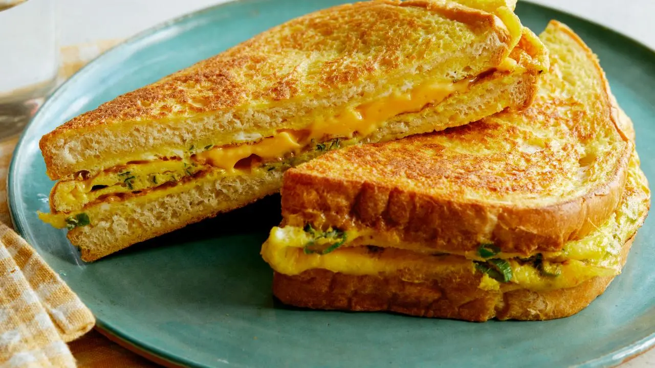Egg and Cheese Bread Omelet