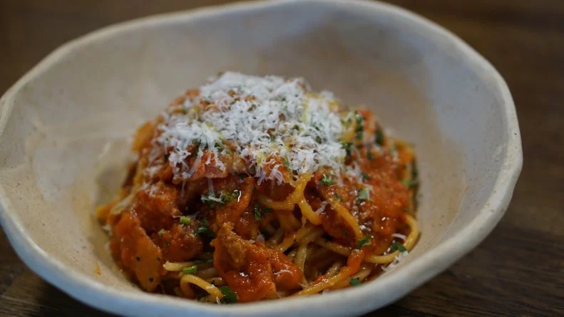 Situated in the heart of the Arts District in downtown Vegas, Esther’s Kitchen is proof that some of the best dining can be found off-Strip. Locals pack in to the cozy open-kitchen space for heaping plates of house-made pasta and no-nonsense lunch combos like the double-cheese meatball sandwich accompanied with salad and ube chips. Pro tip: Stop in during the daily pasta happy hour for samplings of spaghetti pomodoro or creamy rigatoni carbonara for a carb fest at half the price. 