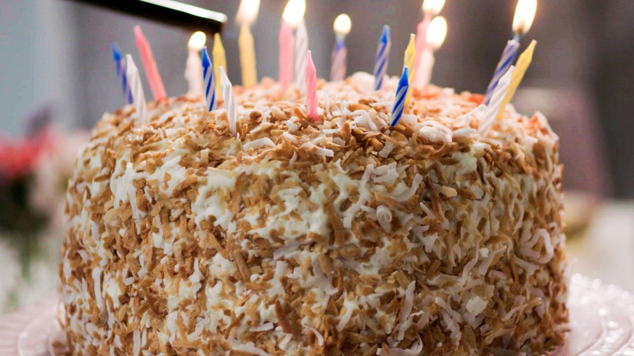 Toasted Coconut Layer Cake