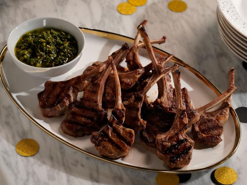 Lamb Chops with Mint and Pistachio Salsa Verde Recipe Giada De