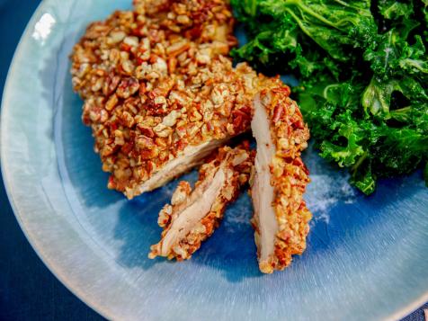 Spicy Pecan Crusted Chicken Thighs