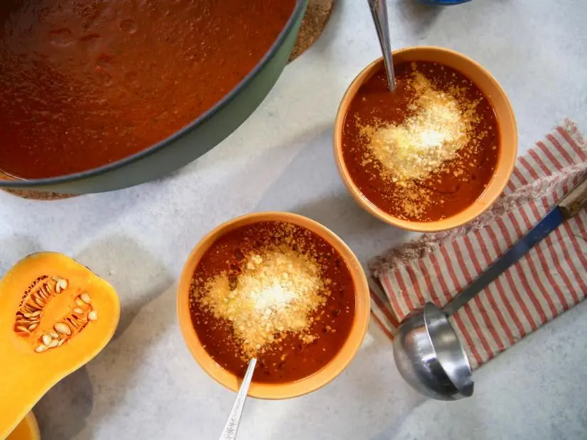 Tomato Squash Soup Recipe Molly Yeh Food Network