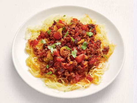 Beef Picadillo with Spaghetti Squash