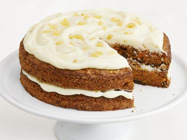 Carrot Cake with Ginger Mascarpone Frosting Recipe | Ina Garten | Food ...