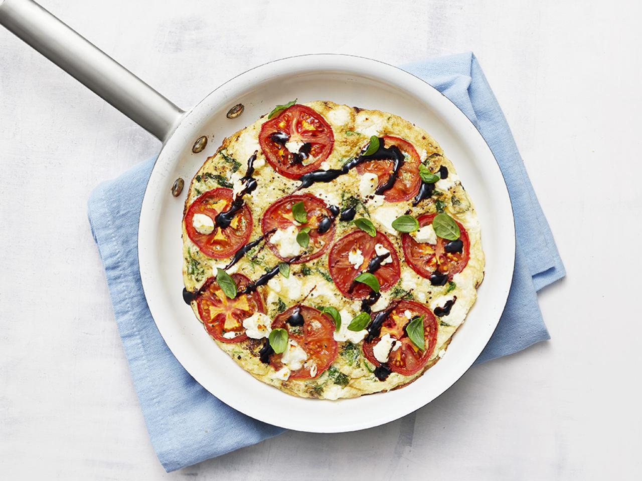 15-Minute Arugula & Tomato Frittata