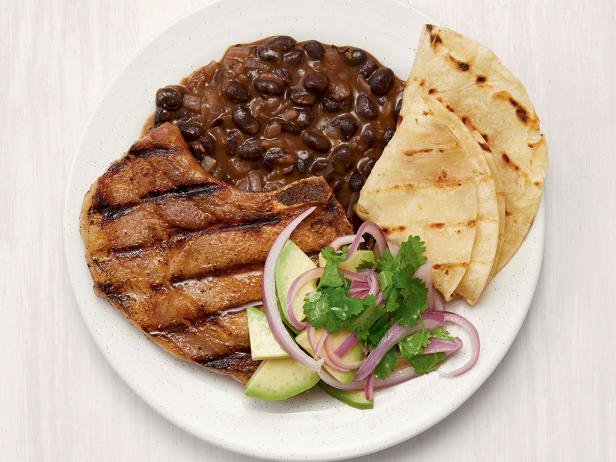 Spicy Pork Chops with Black Beans Recipe | Food Network Kitchen | Food  Network