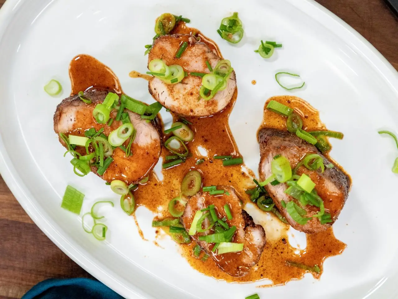 Pan-Roasted Pork Tenderloin with Ancho Honey Glaze Recipe | Bobby