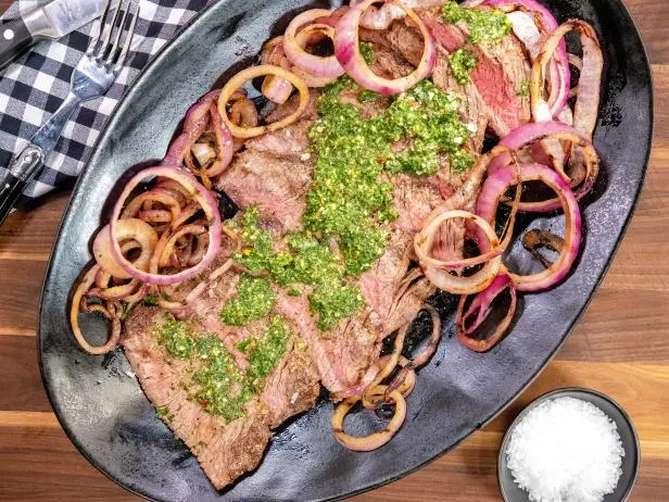 Flank Steak with Chimichurri Sauce