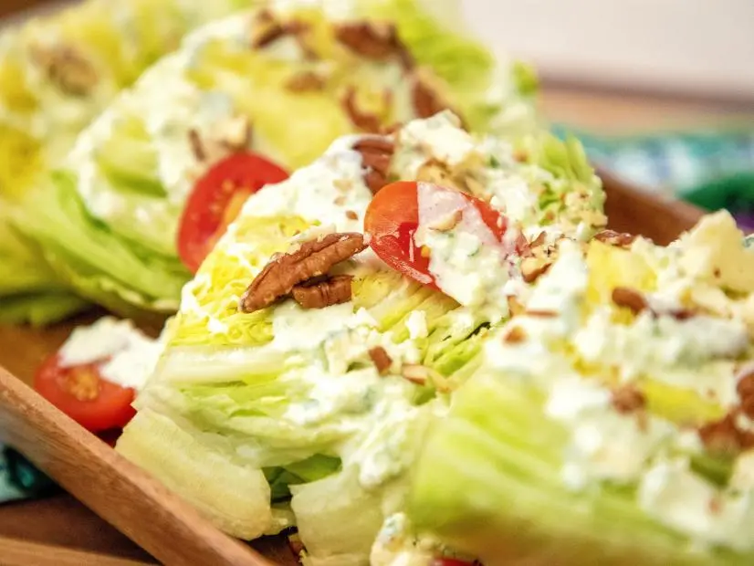 Bourbon Gorgonzola Wedge beauty, as seen on Food Network Kitchen Live.