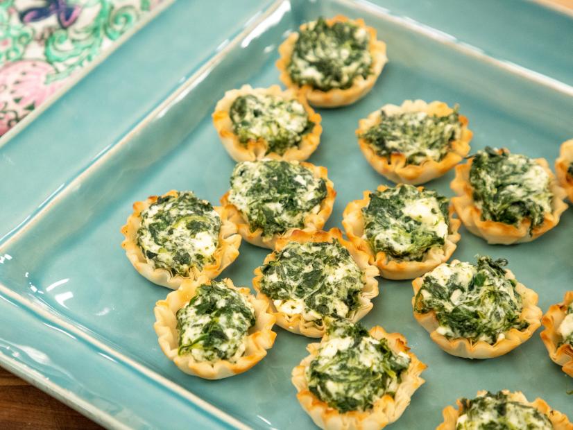 Spinach and Feta Tarts beauty, as seen on Food Network Kitchen Live.