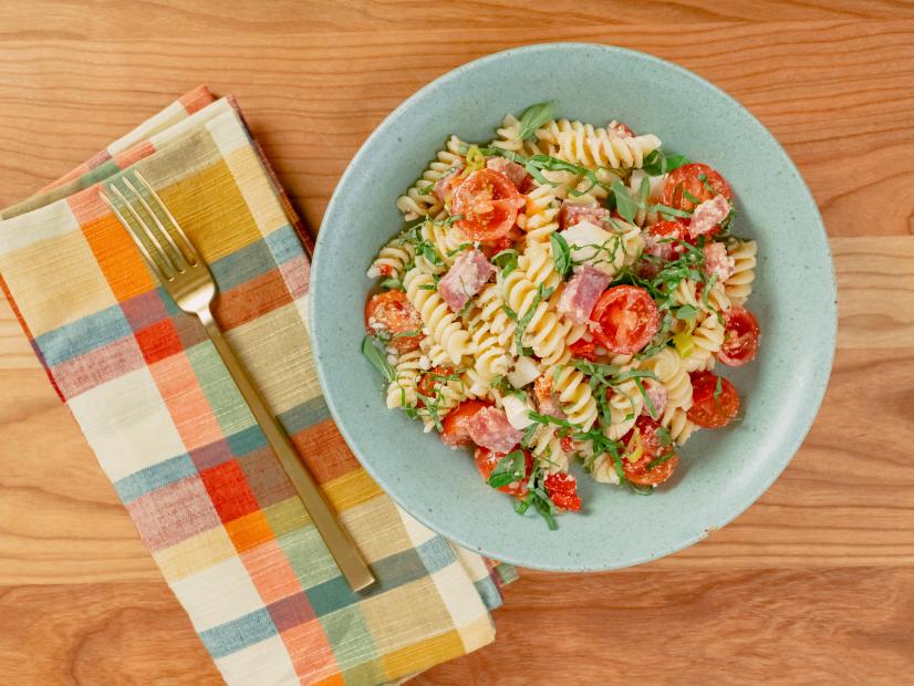 Elena Besser features Smoky Italian Pasta Salad, as seen on Food Network Kitchen Live.