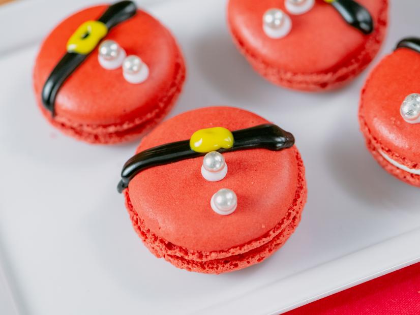 Sarah Holden features Santa Macarons, as seen on Food Network Kitchen Live.