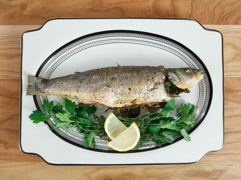 Herb-Stuffed Whole Fish Recipe | Amanda Freitag | Food Network