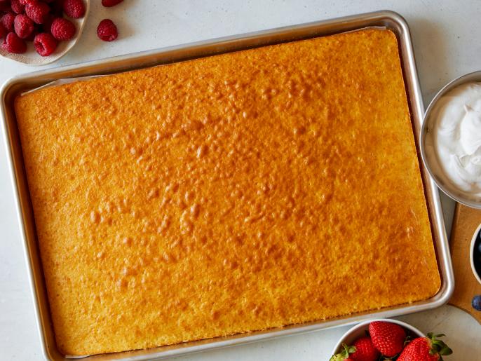 Basic Sheet Pan Cake Recipe Food Network Kitchen Food Network
