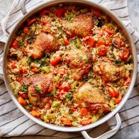Food Network Kitchen’s The Best Chicken and Rice.