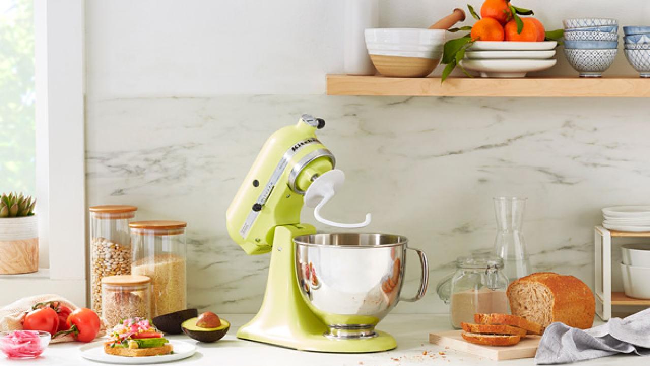 KitchenAid Green Mixer Color Comparison - Green Apple, Pistachio