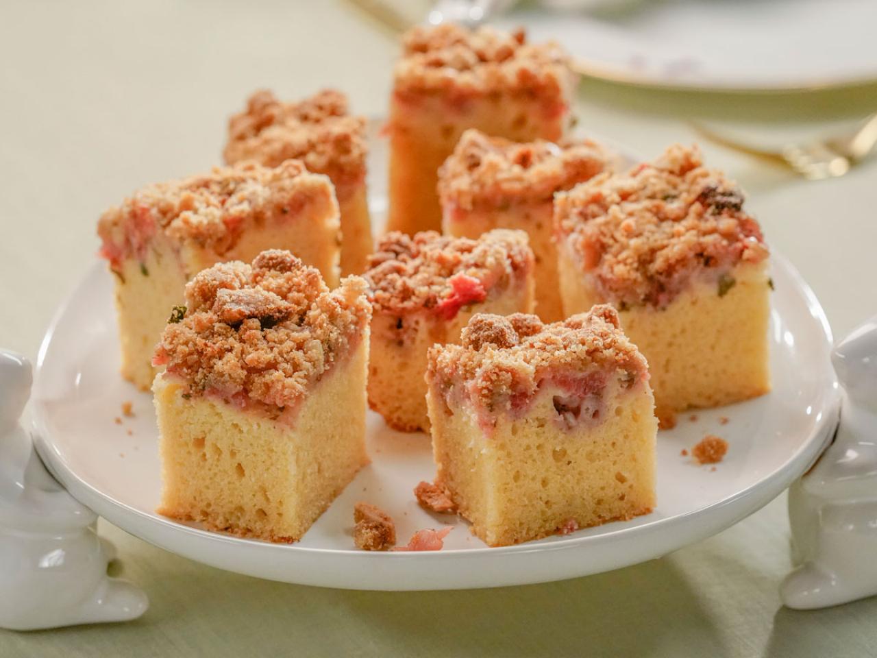 Strawberry Basil Coffee Cake