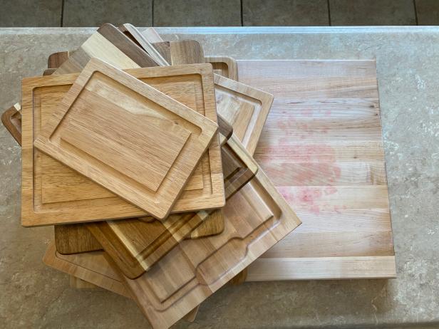 Wooden Bamboo Chopping Slicing Cutting Board With Printed Kitchen Conversions