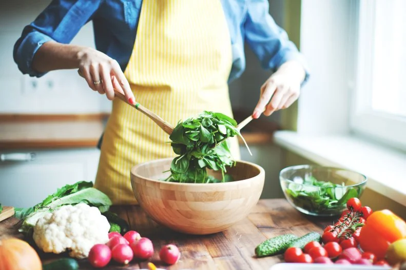 Another reason to eat your greens – spinach, kale, Swiss chard and dark lettuces aren't only bursting nutrients like vitamins A, K and iron, they are also low acid veggies.
