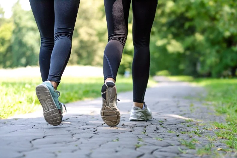 If you think it's tough to get up in the morning and make time for breakfast – how about meeting friends for a walk at 6:30am! That's what Lisa Andrews, MEd, RD, LD owner of Sound Bites Nutrition, LLC in Cincinnati, Ohio does daily. "I meet friends to walk at 6:30am, 3 days a week after all our kids get their buses" who likes to walk with friends regularly because "we provide each other accountability. We show up despite cold or rainy weather and it's a great way to stay connected. Walking also helps me keep my weight and keep blood sugar in check. As I get older, these get harder to manage."