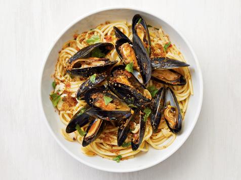 Spaghetti with Mussels and Calabrian Chiles