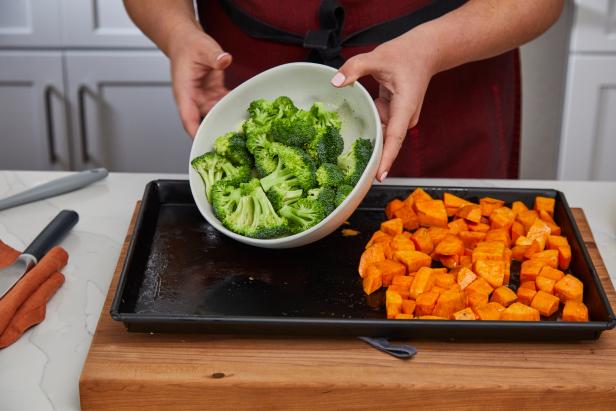 If you're cooking two different types of vegetables, add the fast-cooking ones later.