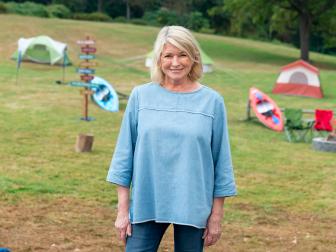 Host Martha Stewart, as seen on Bakeaway Camp, Season 1.