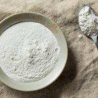 Dry Organic Cream of Tartar Spice in a Bowl