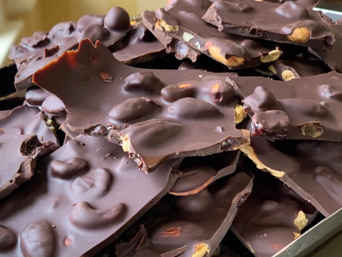 Chocolate Almond Bark Recipe Geoffrey Zakarian Food Network
