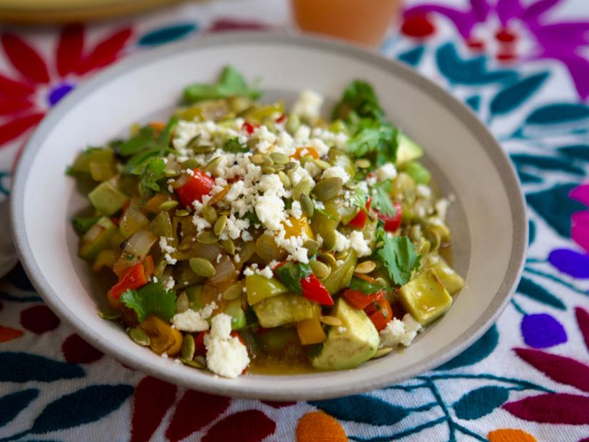 Charred Tomatillo Salad Recipe | Molly Yeh | Food Network