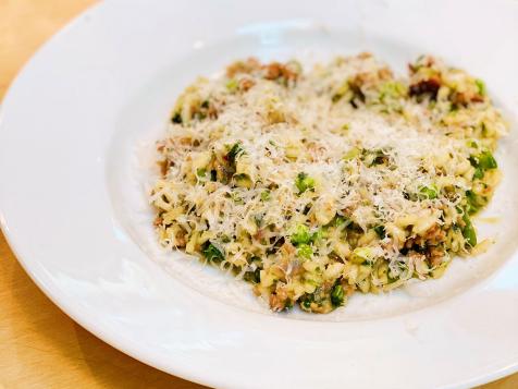 Risotto with Ground Meat and Veg