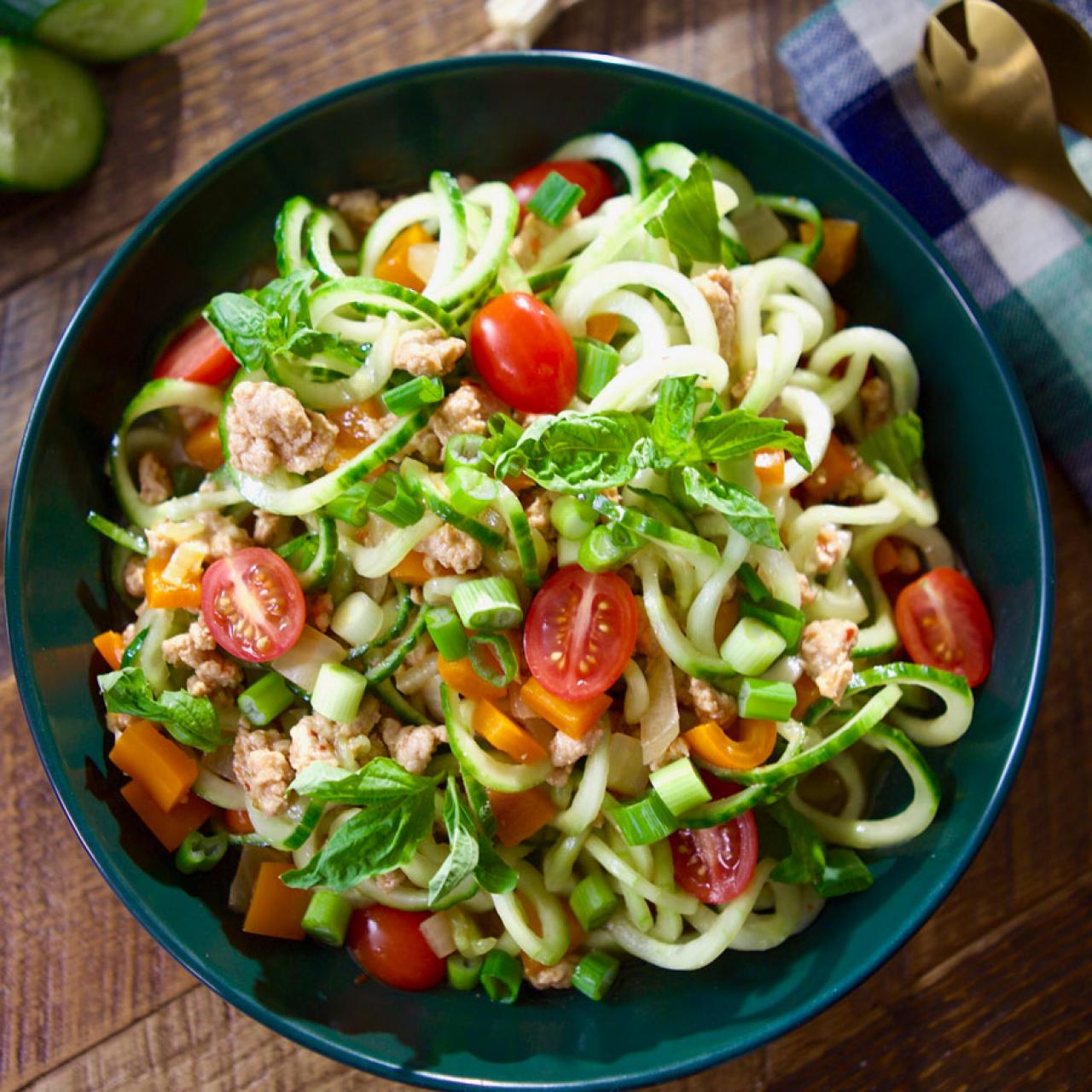 Cucumber Noodles Recipe! A Fun Way To Eat Vegetables! - Learning As A Family