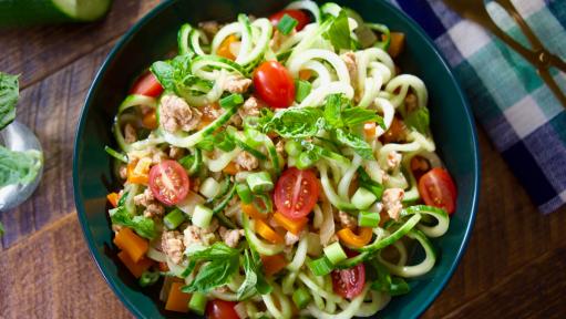 Seared Tuna, Soba Noodle and Cucumber Salad Bento Box Recipe