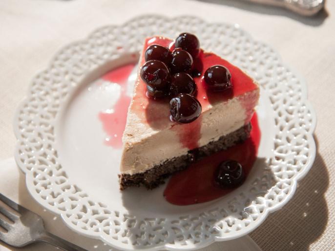 NoBake Ricotta Espresso Cheesecake Recipe Trisha Yearwood Food Network