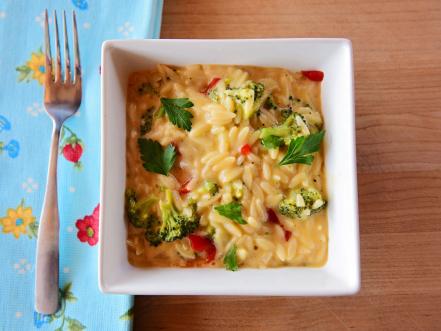 Broccoli Cheddar Orzotto