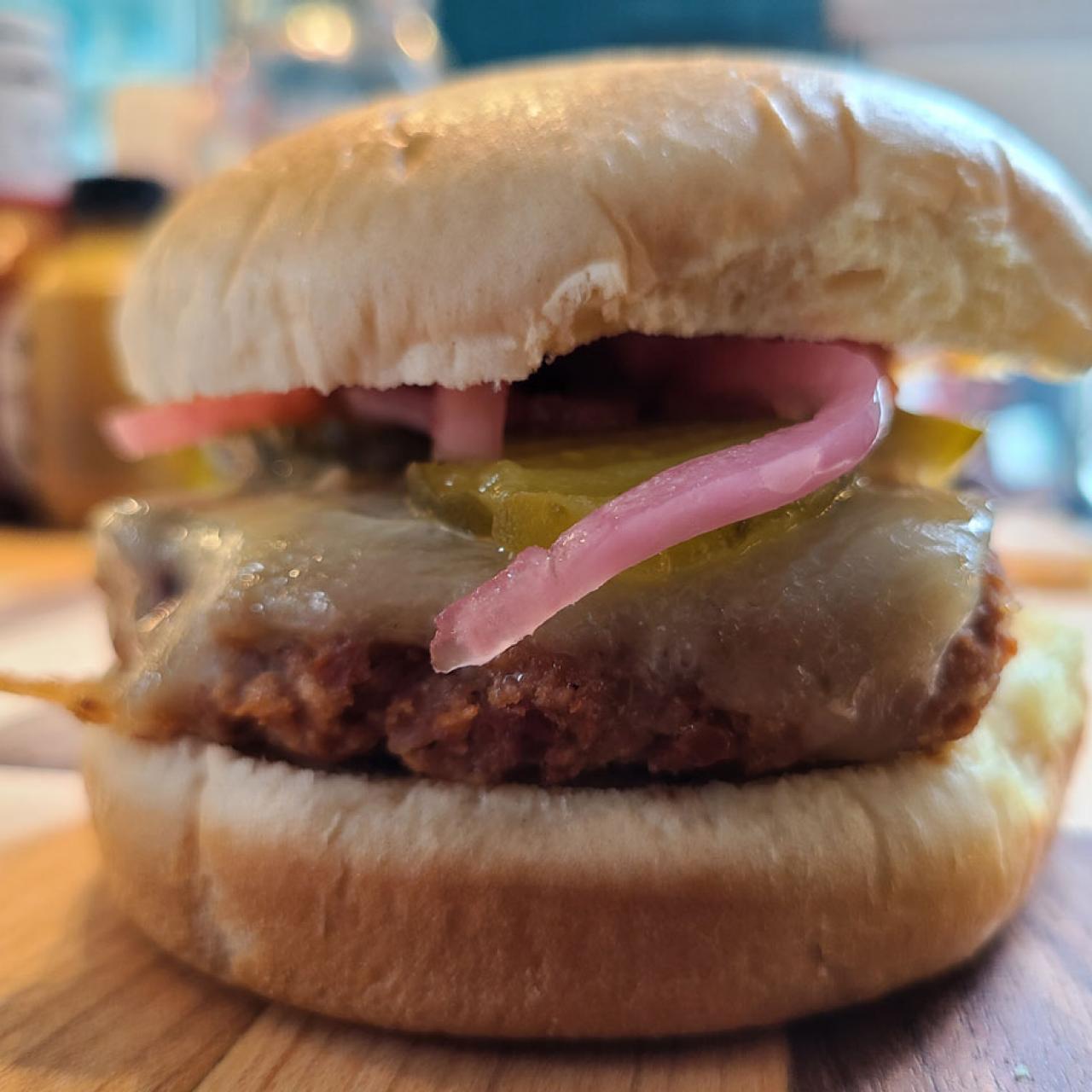 Shrimp Burgers with Old Bay Mayo Recipe, Katie Lee Biegel