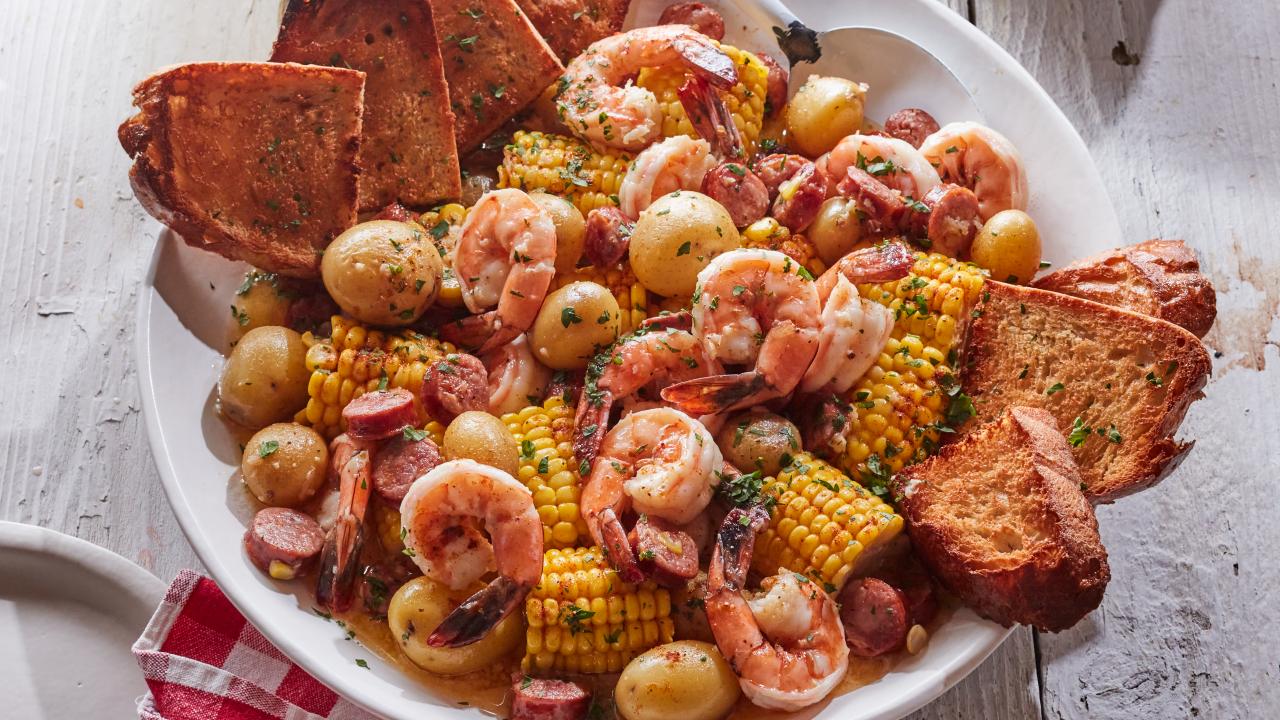 Shrimp and Corn in Butter