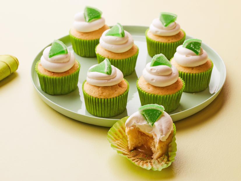 Food Network Kitchen’s White Claw Lime Cupcakes.