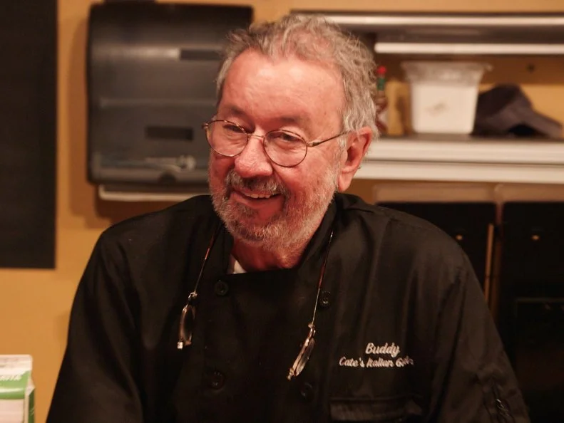 Buddy Foy Sr. talks to his wife Cate Foy about not wanting to retire from owning Cate's Italian Restaurant in Lake George, NY, as seen on Summer Rush, season 1.