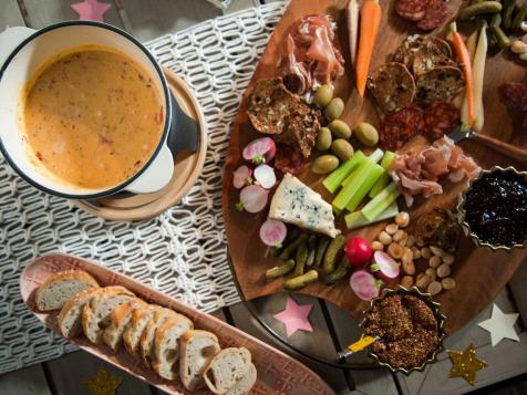 Charcuterie and Cheese Fondue