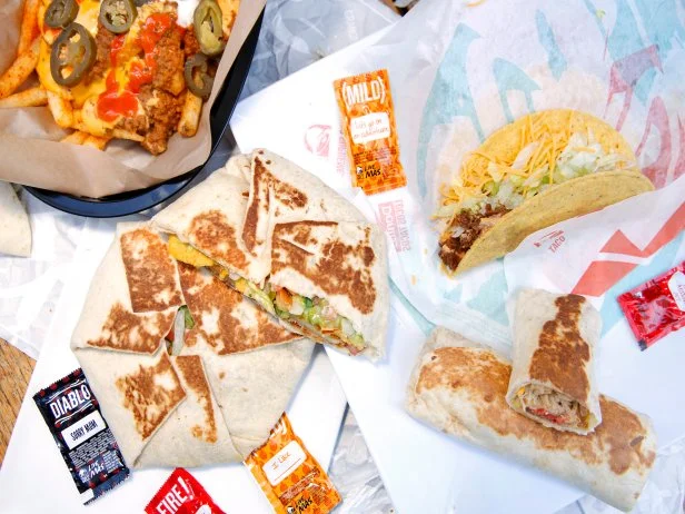 IRVINE, CA - DECEMBER 09:  Taco Bell is continuing to innovate with tastes and flavors less familiar to other regions, while infusing familiarity and authenticity in every item. The brand has seen a record-setting year for international growth and is on track to open 100+ restaurants in 2019 alone.Photographed during the Taco Bell International Menu Tasting at Taco Bell Headquarters on December 9, 2019 in Irvine, California.  (Photo by Rachel Murray/Getty Images for Taco Bell)