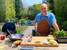 Host Michael Symon, as seen on Symon's Dinners: Cooking Out, Season 1.