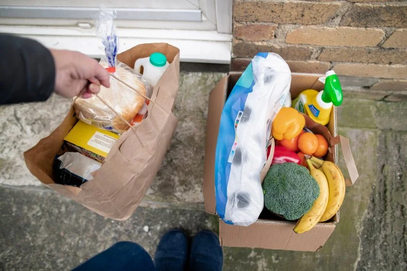 Just like you would hire a babysitter pre-pandemic, you might be able to hire a local high schooler to make a local supermarket run for fresh, canned and frozen foods. Dr. Joan Salge Blake, EdD, RDN, nutrition professor at Boston University and the host of the hit nutrition, health, and wellness podcast, SpotOn!  says, “If you don't want to enter into a supermarket to get your weekly food supplies (especially if you are in the high risk category) and have an entrepreneurial spirit, use this time to think outside-the-box and solicit a neighborhood teenager who can drive to the store and shop for you.” If they don’t have a mask, make sure you provide them with one.