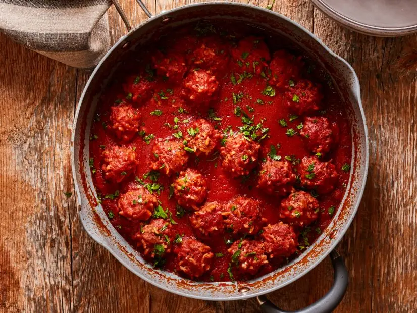 Food Network Kitchen’s Porcupine Meatballs.