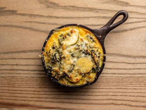 Baked Spinach and Zucchini
