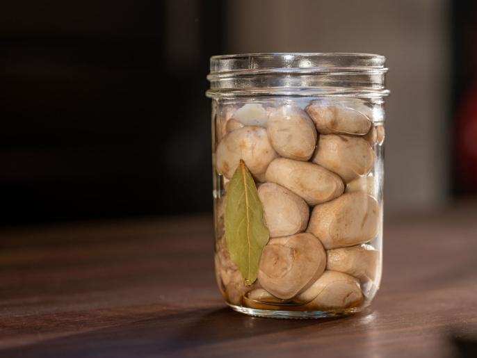 Pickled Mushrooms Reloaded Recipe Alton Brown Cooking Channel