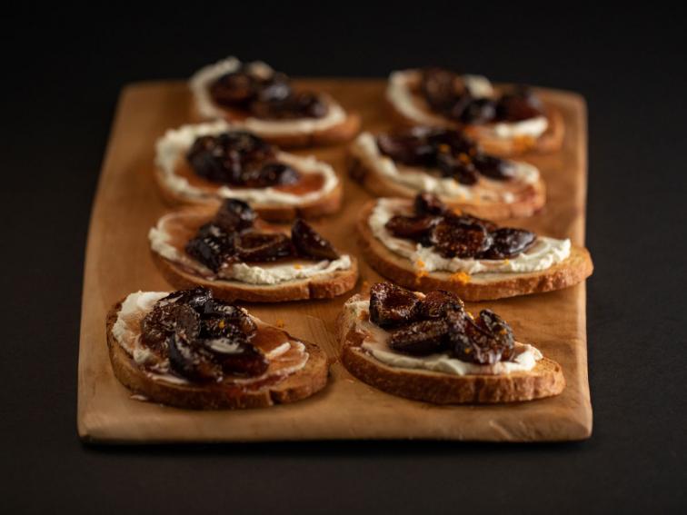 Fig and Goat Cheese Bruschettas Recipe Ina Garten Food Network