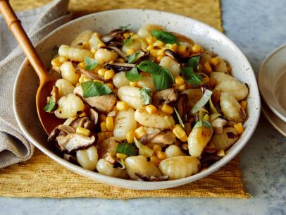 Summer Gnocchi with Sweet Corn and Mixed Mushrooms