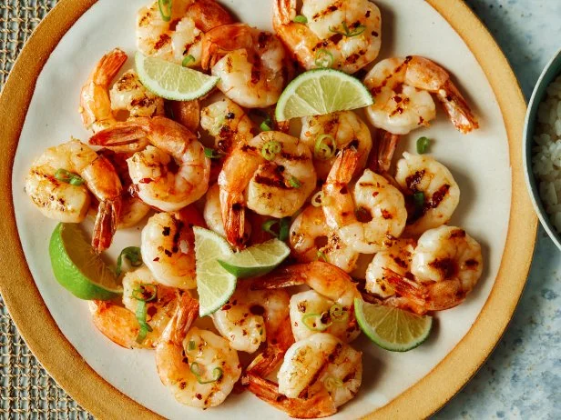 Coconut Lime Marinated Grilled Shrimp