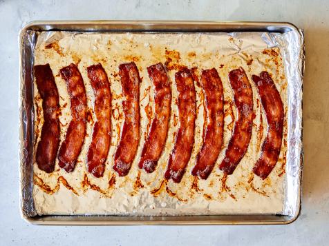 BACON TIP! 🥓 Cooking bacon in the oven on a sheet tray with